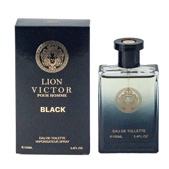 Lion Victor Black Cologne For Men 3.4oz/100ml Edt