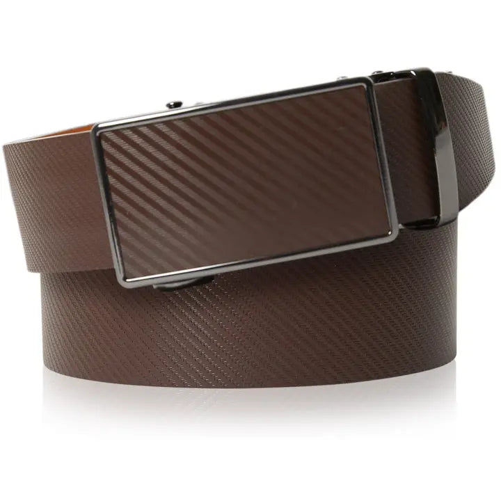 Genuine Leather Ratchet Belt For Men Accessories High End