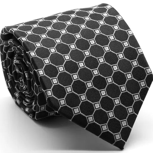 Ferrecci - Men's Business Casual Necktie & Hanky Set
