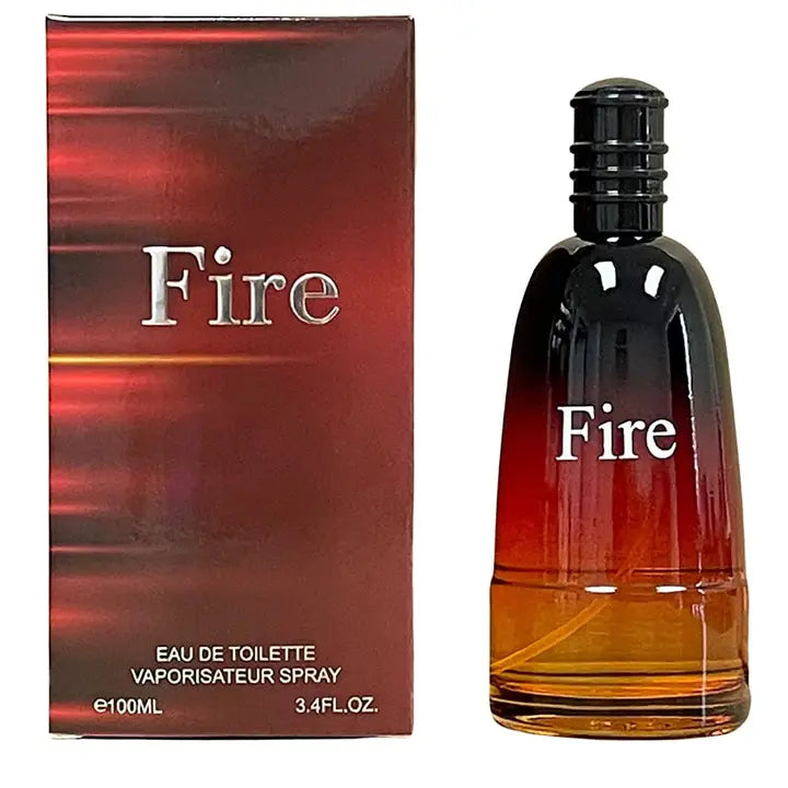 Fire Cologne For Men 3.4oz/100ml Edt, Fragrance For Men