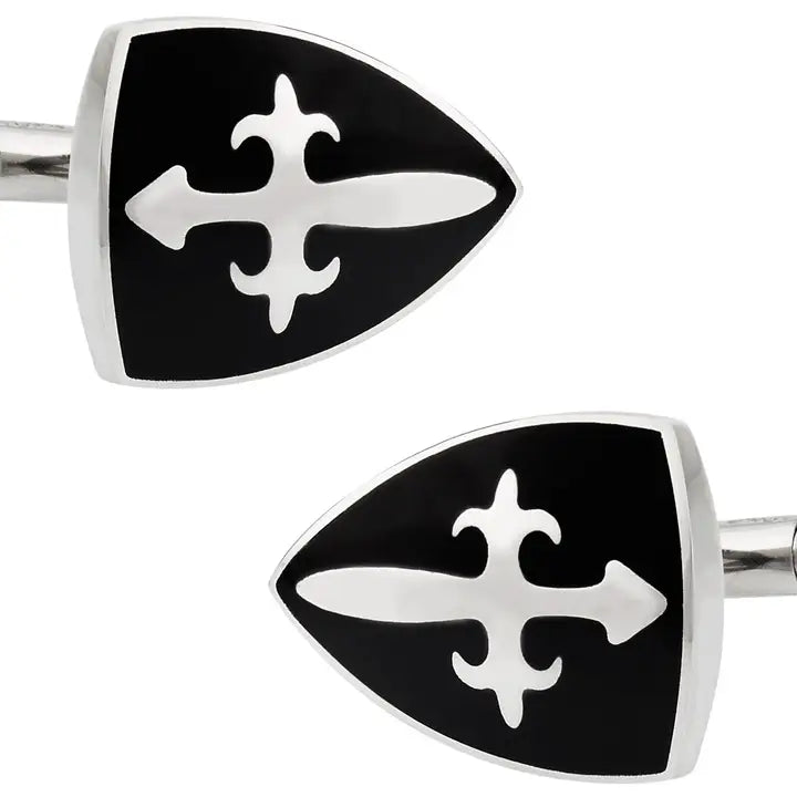 Masculine Shield Cufflinks