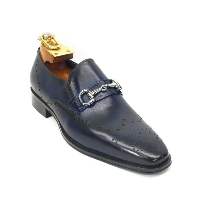 KS261-04 Wholecut Two Tone Buckle Loafer
